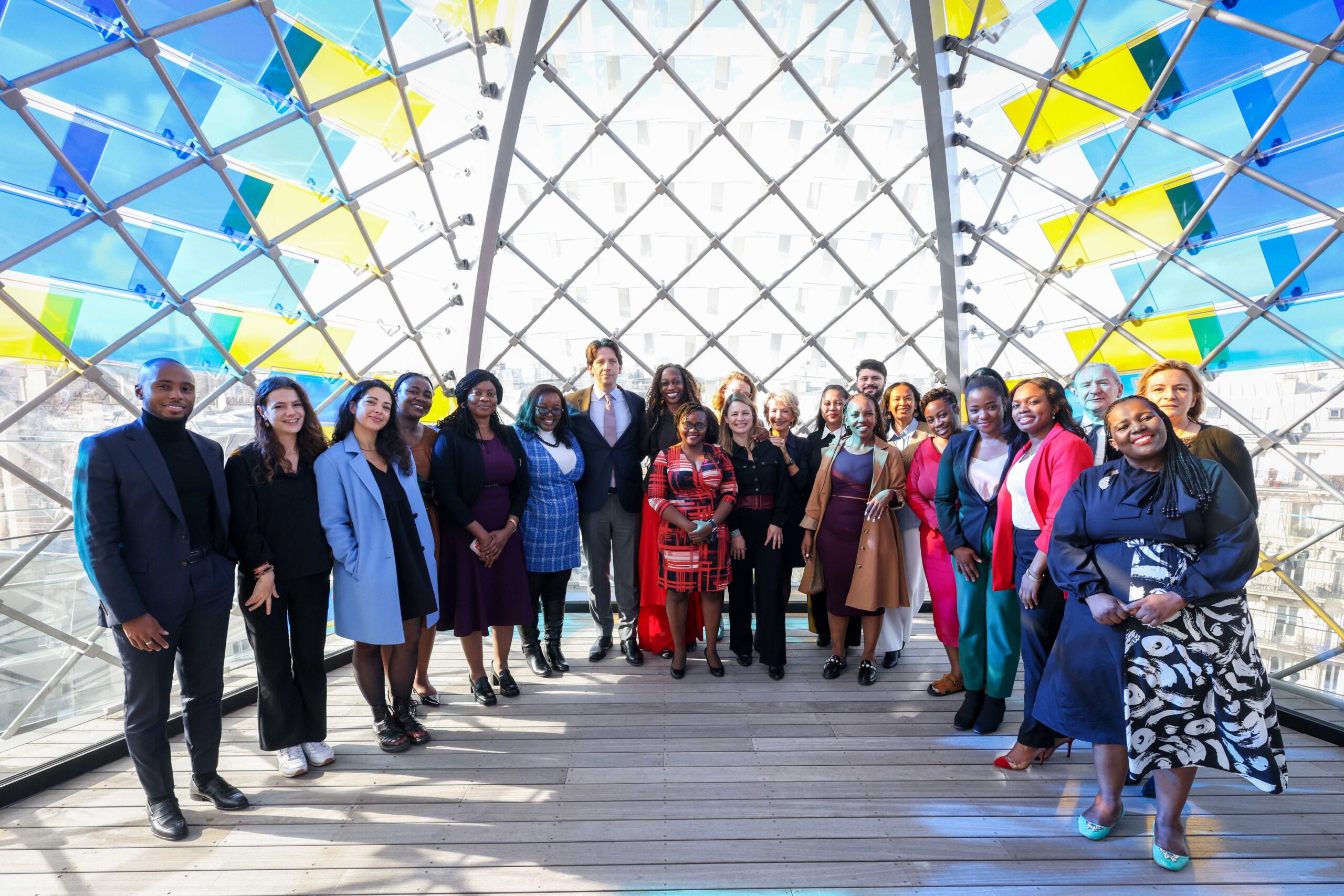 Women in Africa young leaders déjeuner au siège de la banque Lazard